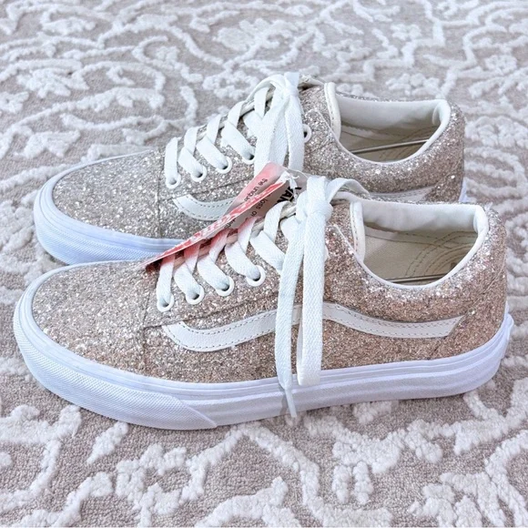 NWT Vans Old Skool Chunky Glitter Sneaker - Picture 2 of 11